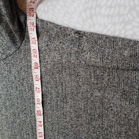 Talbot Gold Metallic Mock Neck Sweater Size 1X - NWT - Picture 7 of 8